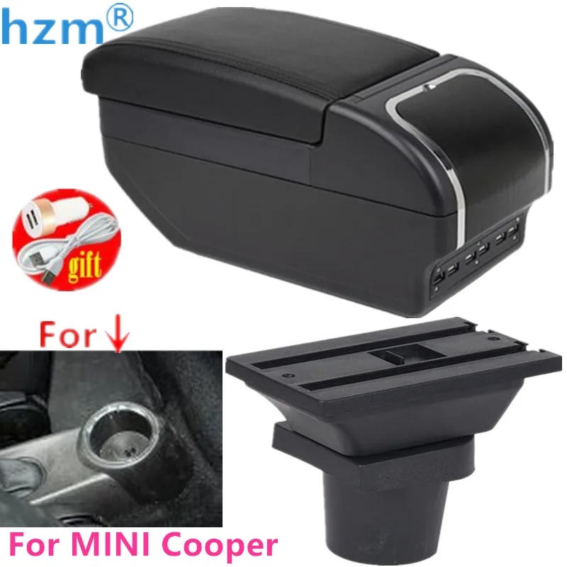 Подлокотник для MINI Cooper R50 R52 R53 R56 R57 R58 F55 F56 F57 Countryman R60 F60 автомобильные аксессуары