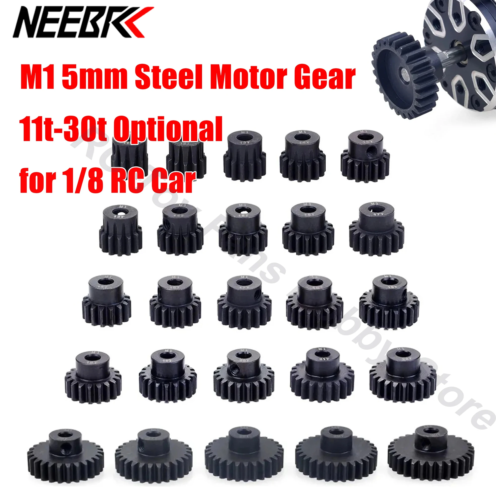 Neebrc M1 5-миллиметровый Мотор-редуктор Для Радиоуправляемого Автомобиля В Масштабе