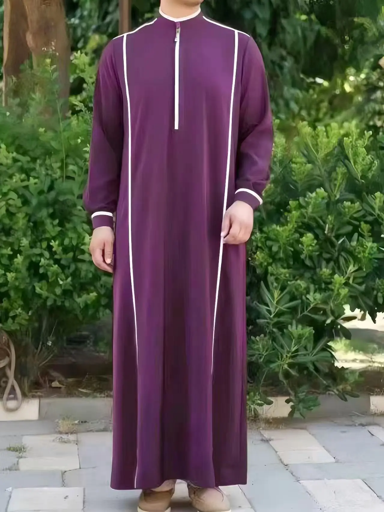 Новый Qamis Man четыре сезона исламская марокканская мусульманская одежда деловая