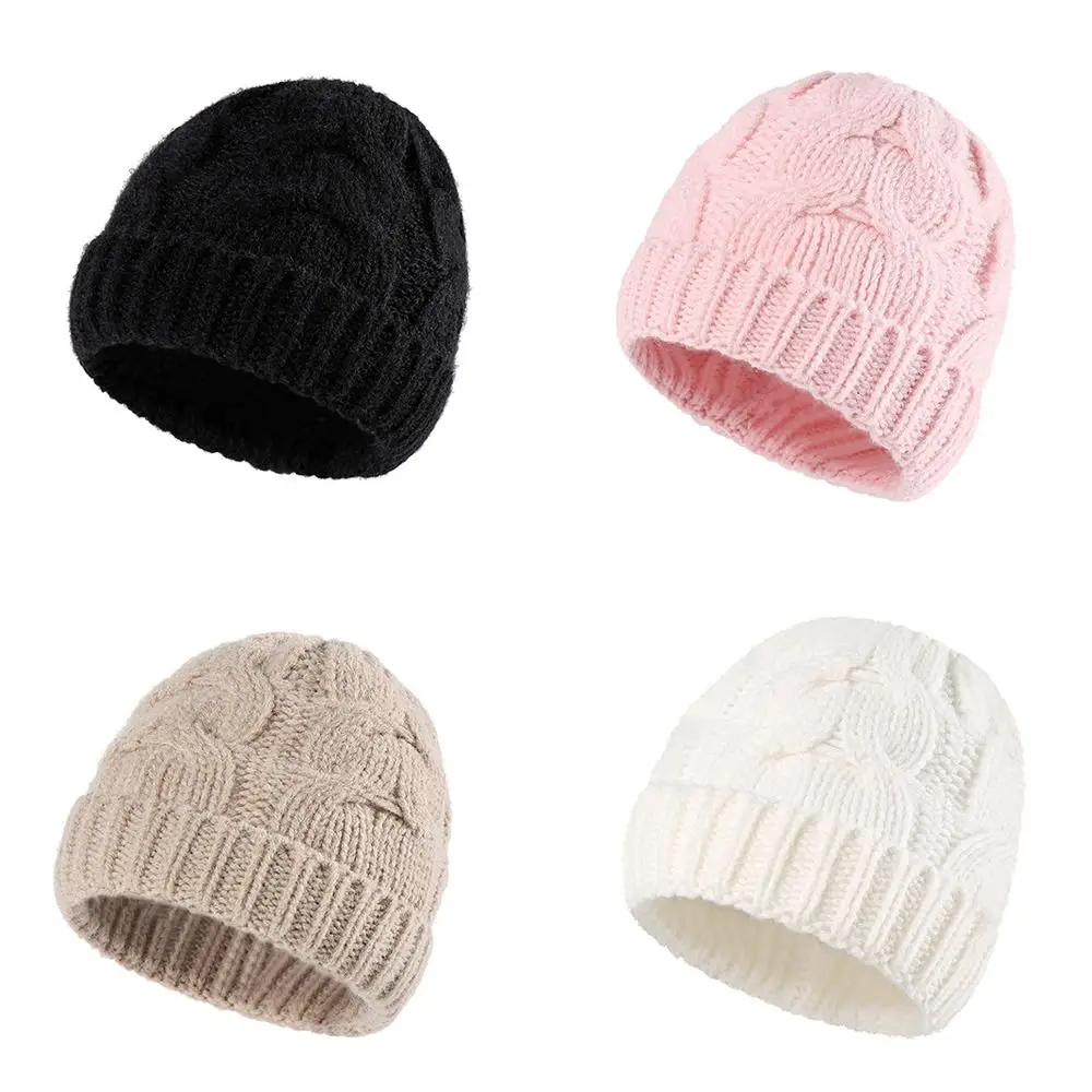 Шапка и варежки вязаные теплые шапки для маленьких мальчиков девочек комплект из