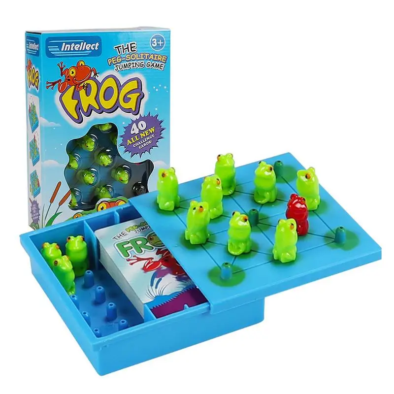 

Hoppers Logic Game Strategy Board Games Children's Frog Game Jump In Game Early Education Toys For Boys And Girls Age 3