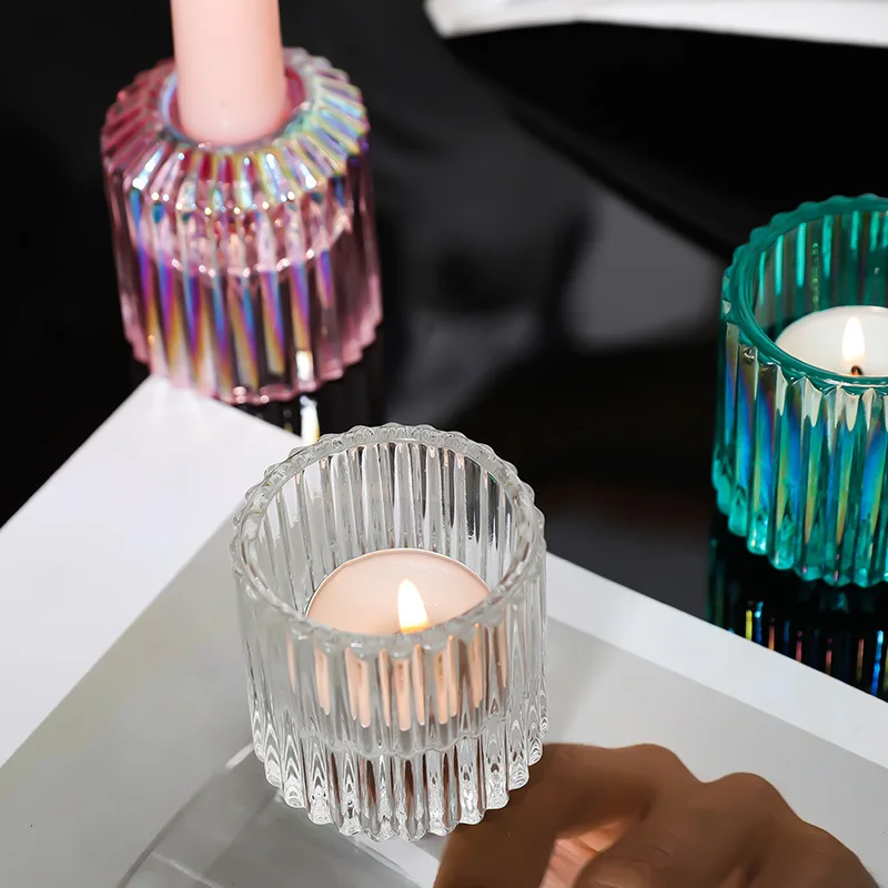 Pillar Candles Holder For Home Christmas Thanksgiving Table 
