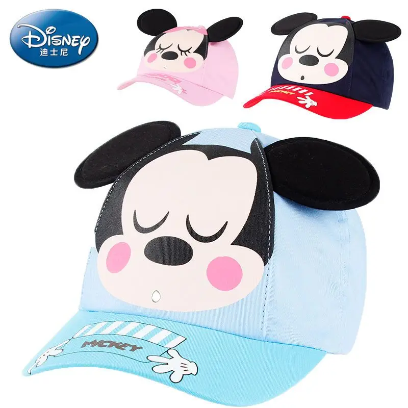 

Disney's new animation peripheral cartoon kawaii Mickey Minnie cute baby baseball cap sunscreen sun hat creative gift wholesale