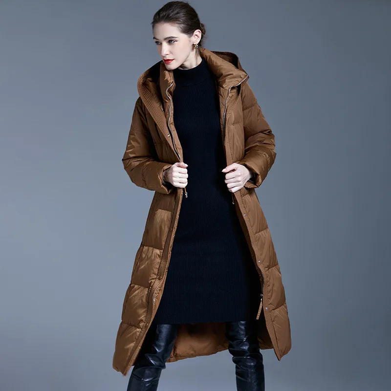 2022 new down jacket ins winter Thick Loose Parkas Women Fashion Down jacket women long section