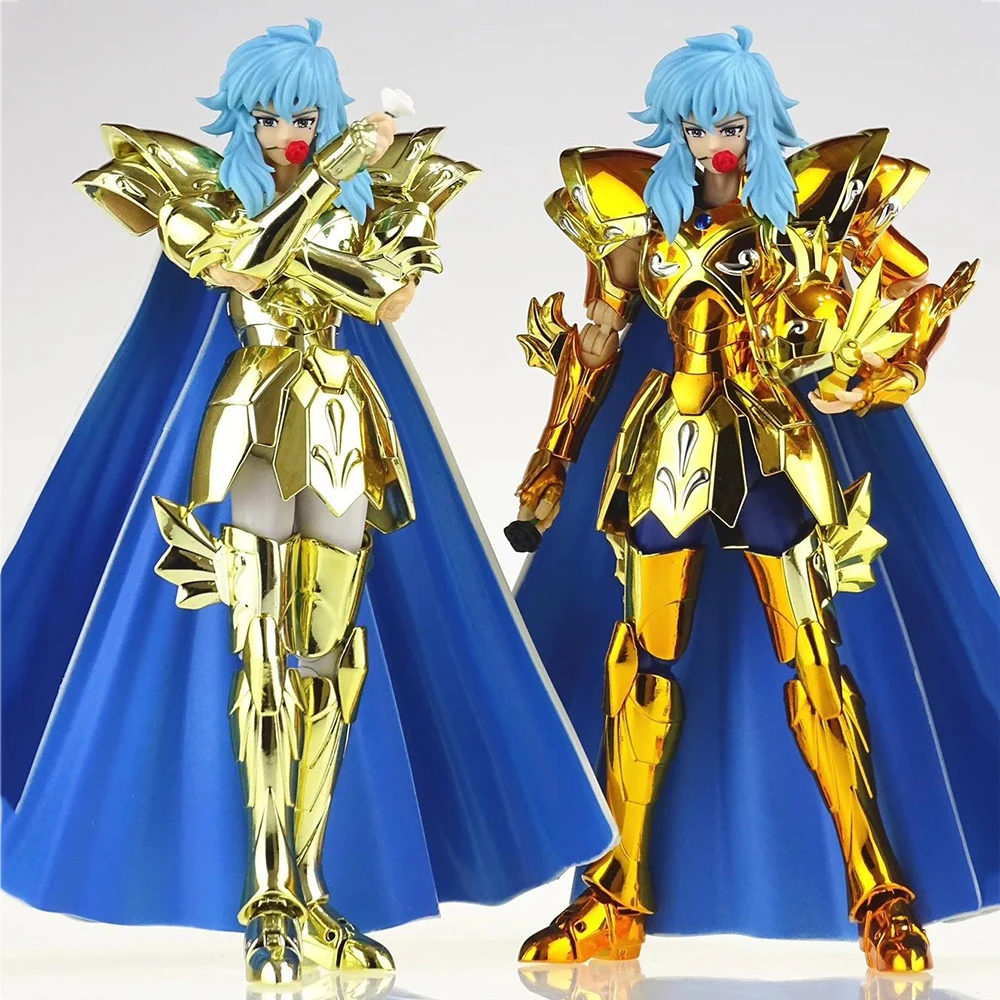 In Stock CS Model Saint Seiya Myth Cloth EX Pisces Aphrodite 24K/OCE Gold Knights of the Zodiac Metal Armor Anime Action Figure