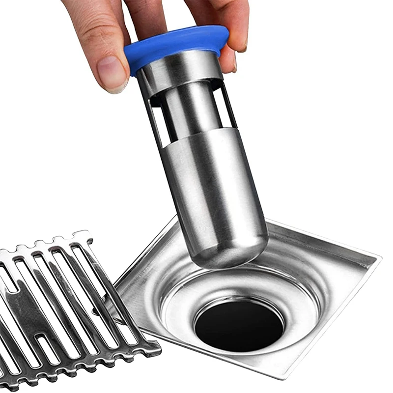 

Sewer Deodorant Floor Drain Core Bathtub Converter Sink Drain Strainer Plug No Overflow (Caliber 1.5-2.2In,Depth 4.15In)