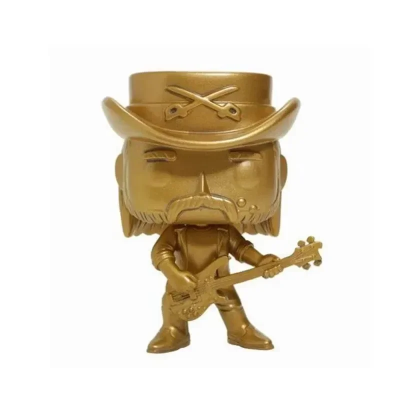 Фото FUNKO POP Rock Motorhead Gold Lemmy Kilmister 49 #   Коллекционные виниловые фигурки из ПВХ: игрушки-модели для детей №1