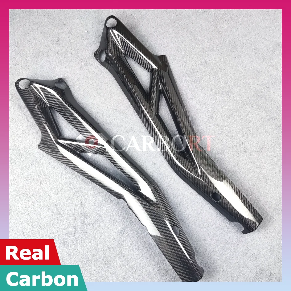 

For Triumph Street Triple 765 R RS Carbon Fiber Subframe Guard Rear Side Fairing Cowl 2020 2021 2022 Protection Cover Panel