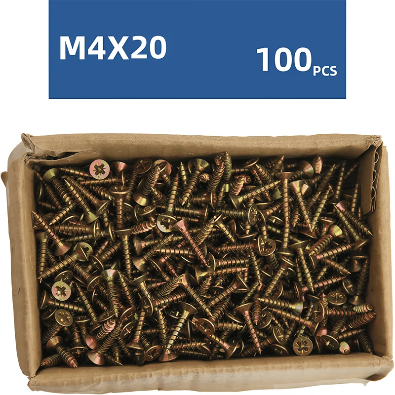 

100 шт. саморезов M3 с полукруглой головкой Phillips из нержавеющей стали 304, с крестообразным шлицем, самонарезающие