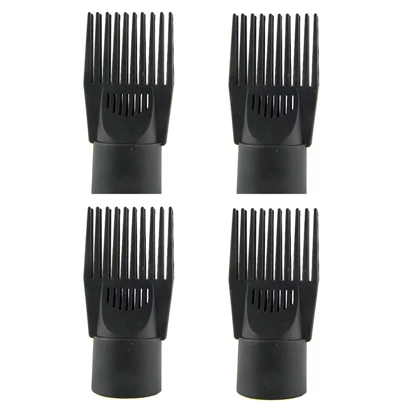 

4Pcs Hair Dryer Styling Straight Comb Nozzle Hairdressing Barber Replacement Blow Flat Drying Narrow Concentrator Poly Nozzles