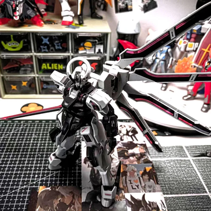 Фото Коллекционная модель JMS HG1/144: Сборная фигурка для рабочего стола, мобильный костюм «Ведьма с Меркурия» с подвижными суставами №3
