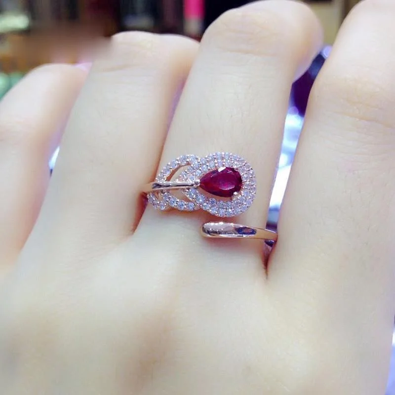 

Вдохновляющий дизайн, серебряные инкрустированные красными драгоценными камнями, серьги с перьями для женщин, регулирусветильник, роскошные серьги