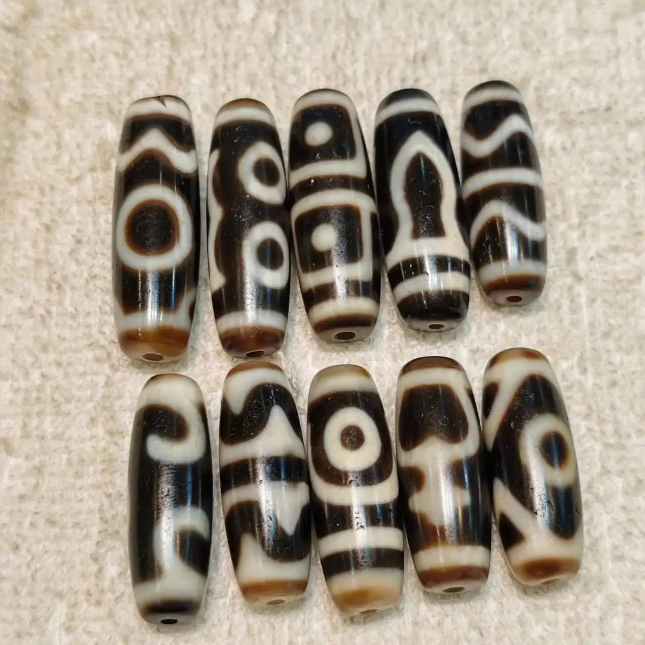 Xizang totem Тайвань инфильтрация Подкова шаблон потертый агат аксессуары diy