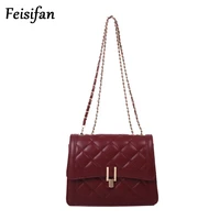 luxury designer crossbody stylish bags for women chain lingge leather chic satchels messenger female za clutch girls purses