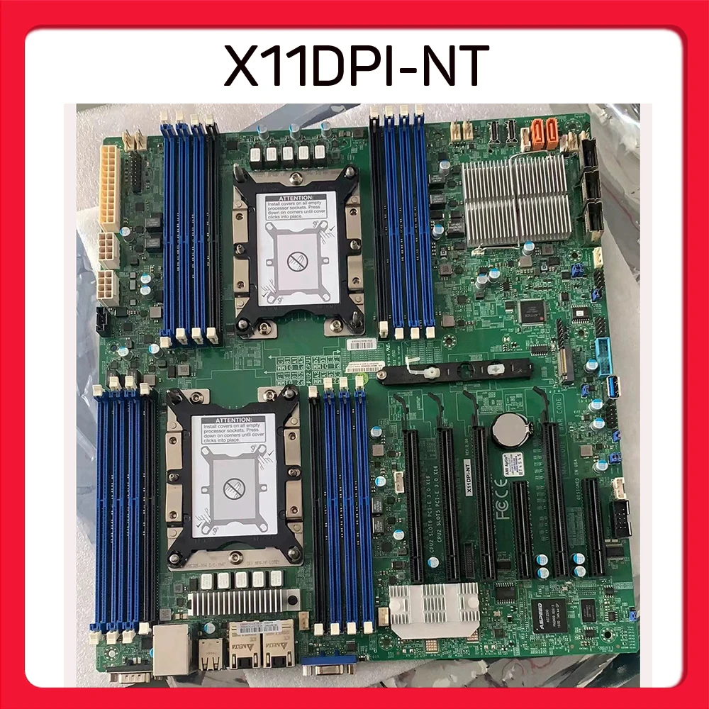 Для серверной материнской платы Supermicro двухканальный чип 3647 C621 NVME 10-гигабитный