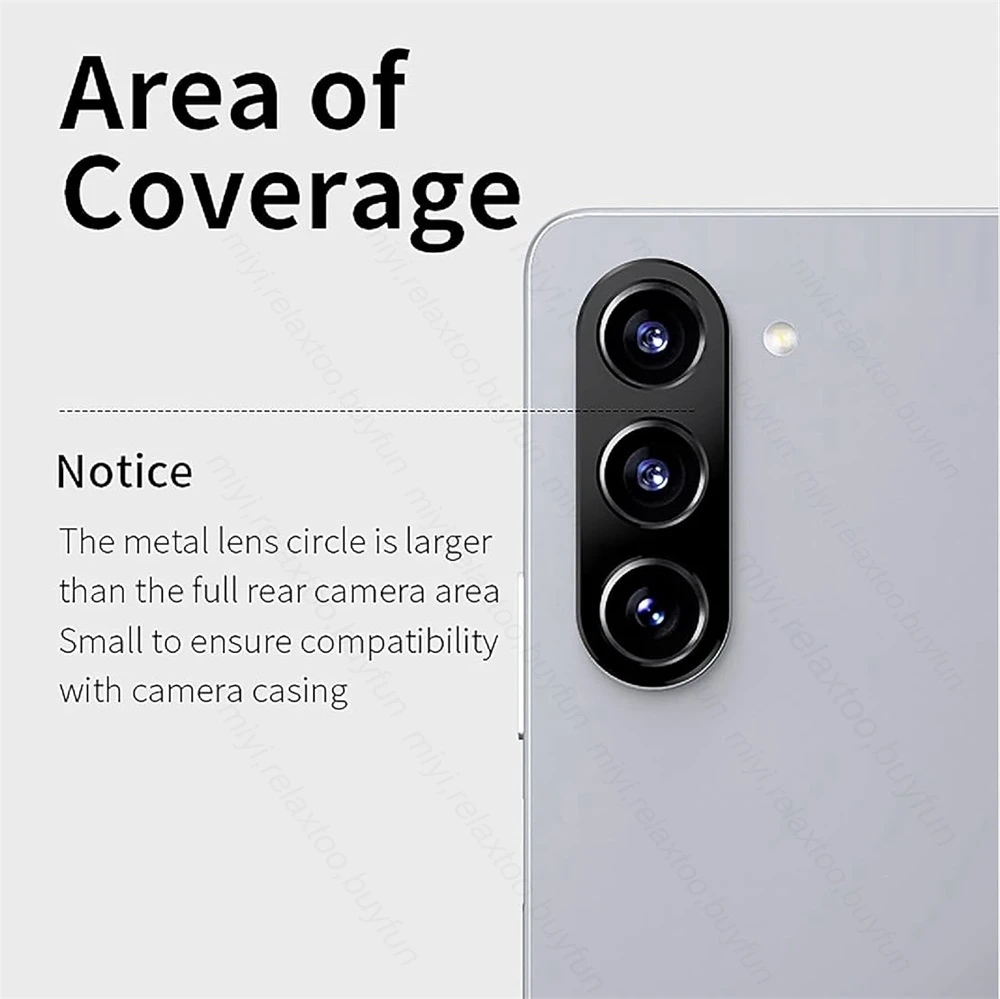 Чехол для Samsung Galaxy ZFold 6 защитный колпачок объектива камеры из сплава Matel Ring Z Fold6 5G