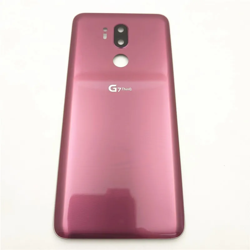 

Задняя крышка батарейного отсека, задняя панель, корпус, чехол для LG G7 ThinQ G710EM, сменная Крышка батарейного отсека с объективом камеры