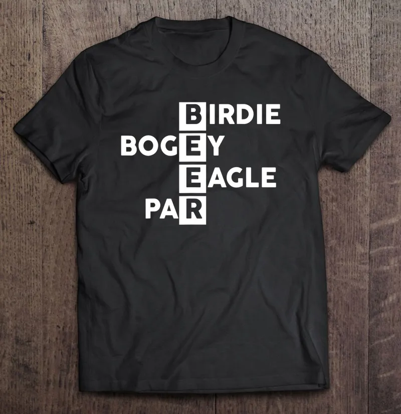 

Birdie Bogey Eagle Par Beer Love Golf Men T-Shirts Men'S Shirts Mens Designer Clothes Simple Aesthetic Clothing Couple Blank