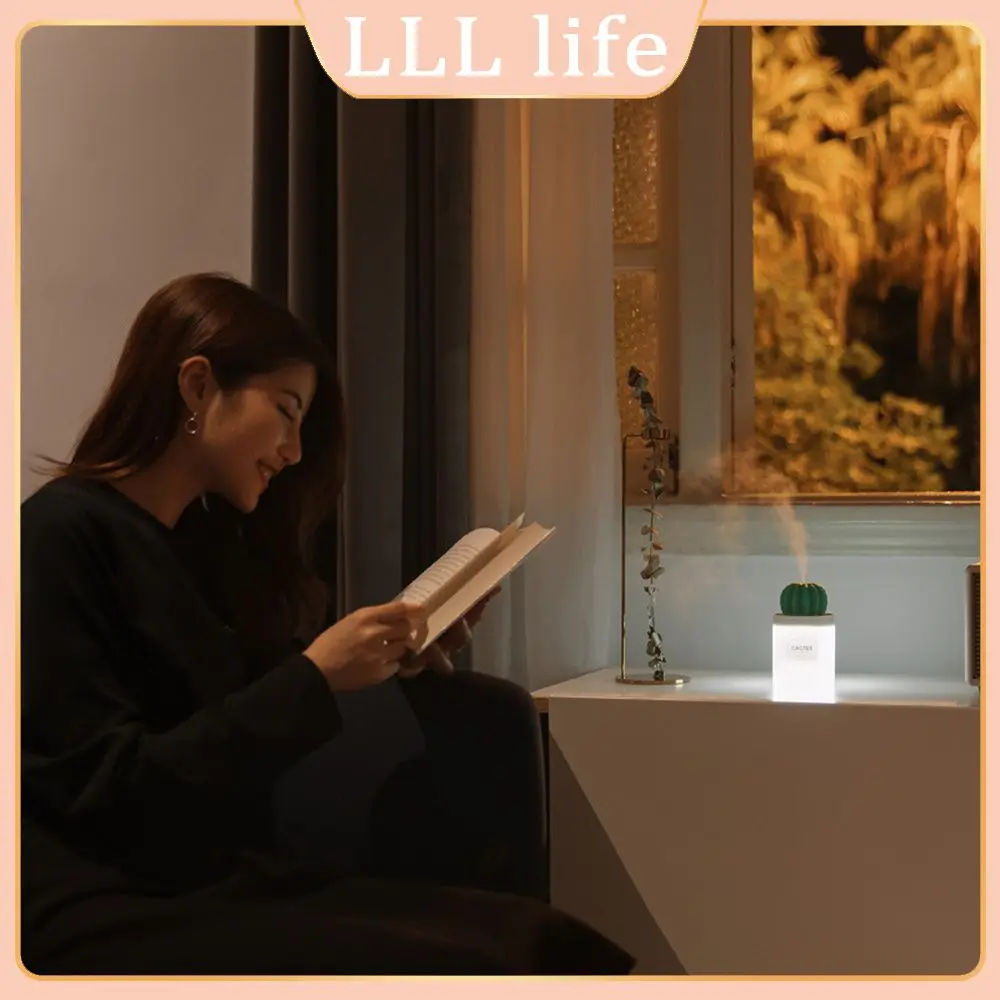 

Small Nano Atomization Usb Night Light Humidifier Creative Cactus Humidifier Intelligent Protection Desktop Hydrating Instrument