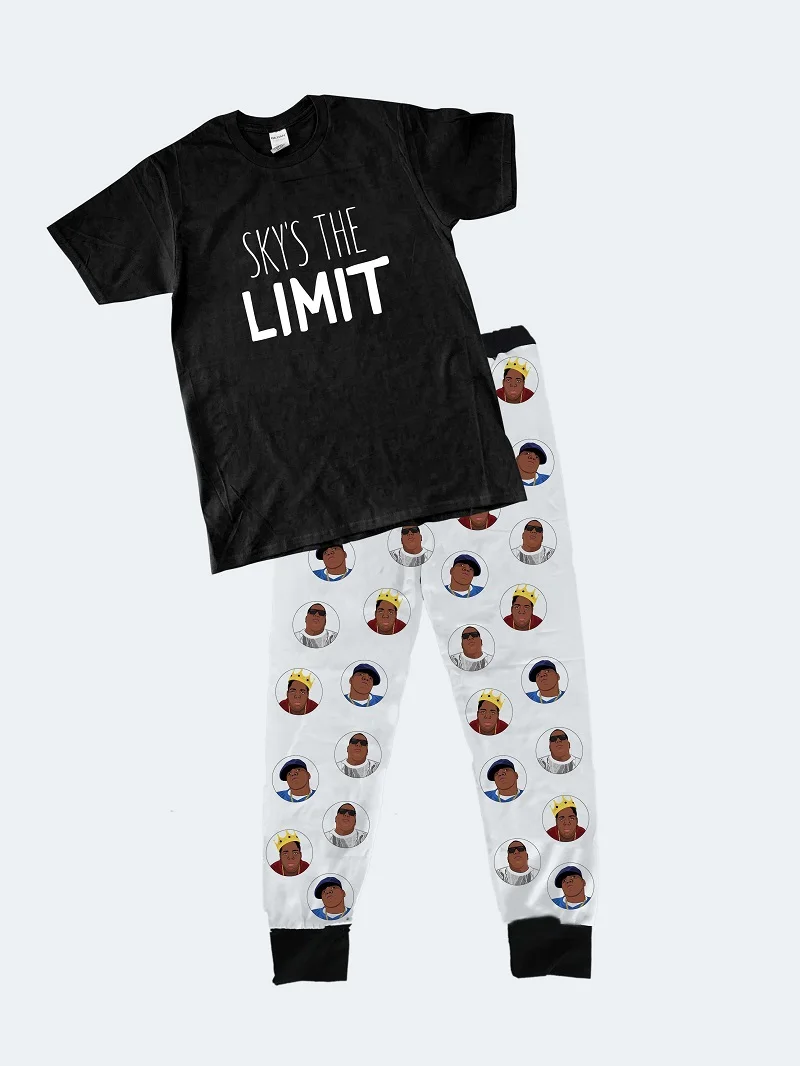 Hip Hop Pyjama Set It's all a Dream Family Matching Pajama Set Biggie Pjs Hip Hop Pajama Set Christmas Matching Pajama Sets