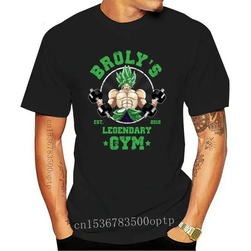 

New Men tshirt Legendary Gym Broly T Shirt women T-Shirt tees top
