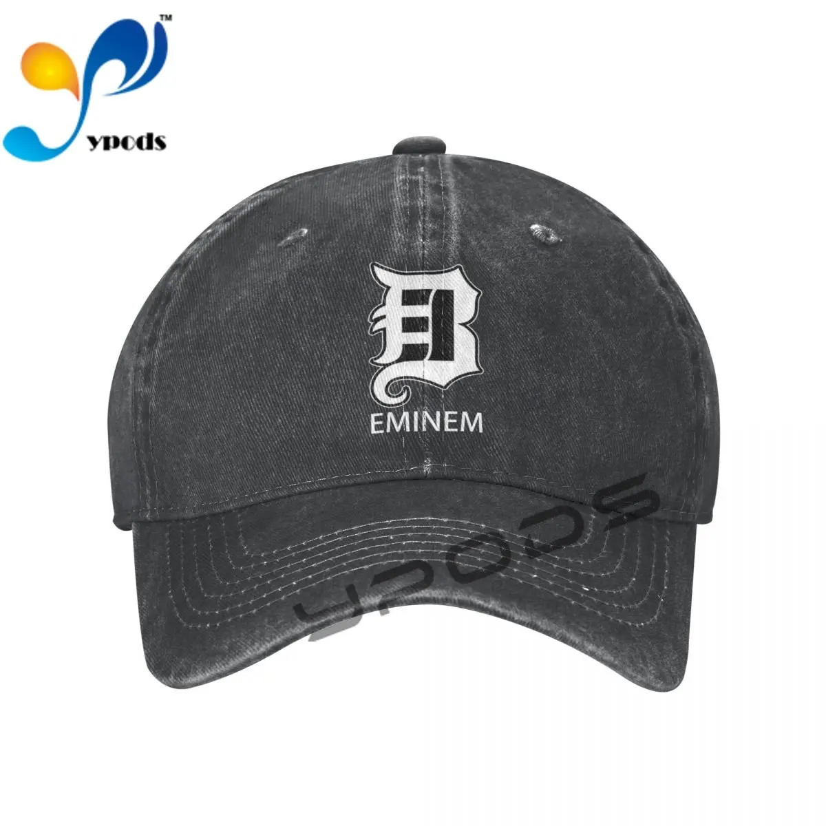 

New Brand Anime Rapper Eminem Logo Snapback Cap Cotton Baseball Cap Men Women Hip Hop Dad Hat Trucker
