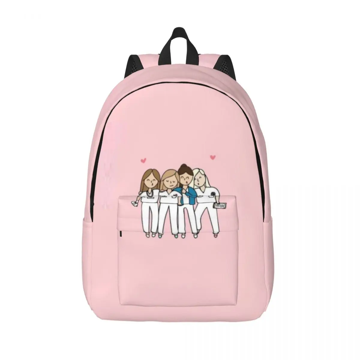 Легкая повседневная школьная сумка с принтом D-Doctor-N-N-медсестры для школы улицы