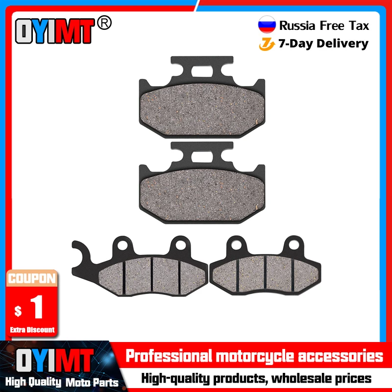 Передние и задние тормозные колодки для мотоцикла KAWASAKI KX 125 G H KDX 200 E5 E6 KDX 250 D KX 250 G H KX 500 E1 E2 E3 E4 E5
