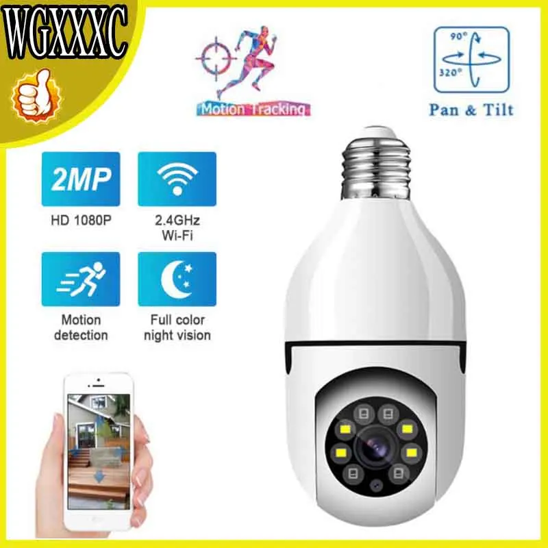 Беспроводная Wi-Fi ip-камера с датчиком движения 1080P 360 градусов | Электроника