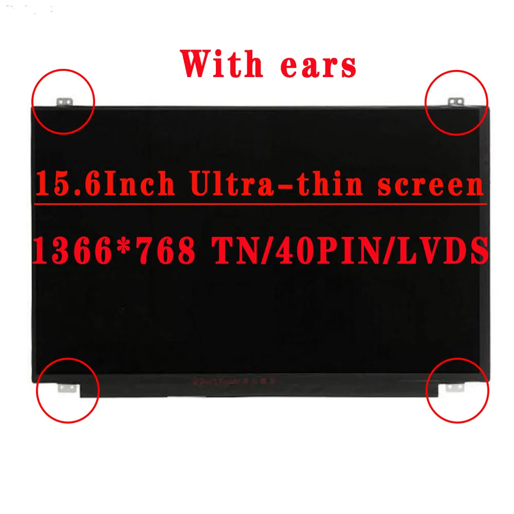 Фото 15,6-дюймовый 1366x768 TN HD 40-контактный LVDS 60 Гц ультратонкий ЖК-экран для Samsung 450R5V 370R5V 470R5E 450R5J ЖК-экран для ноутбука №2