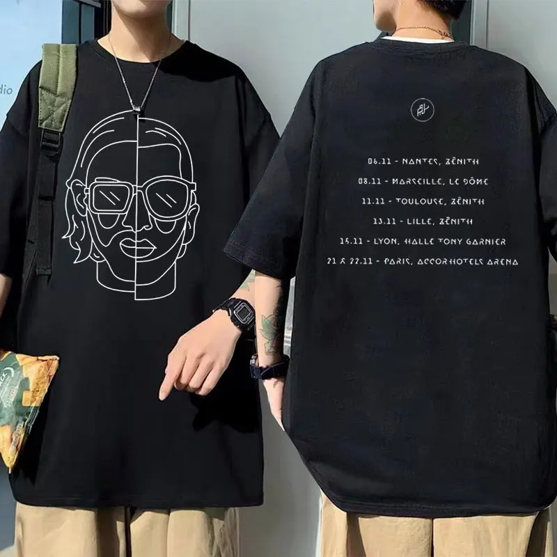 

Le Monde Chico Album PNL Double Sided Print Tshirt Men Women Fashion Hip Hop Oversized Tees Male French Rap Band Cotton T-shirts