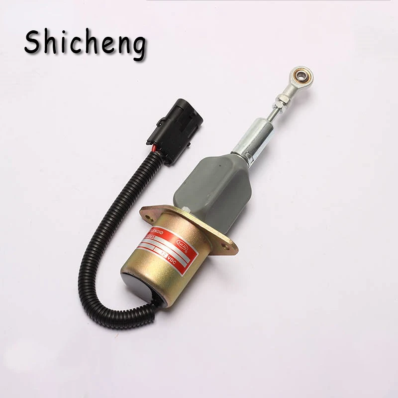 

For Komatsu Excavator Parts Cummins 6CT 8.3 3930233 3928161 3930234 3964624 6743-81-9140 SA-4335-24 Flameout Solenoid Valve