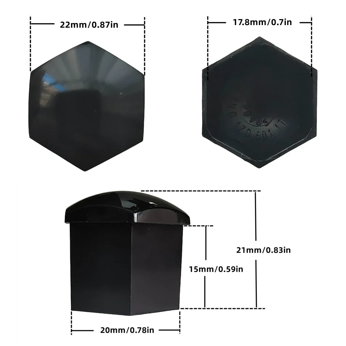 Накладка на крышку болта гайки колеса автомобиля 17 мм X1/X2/X5 1Z 0601173 Для Skoda Superb MK3