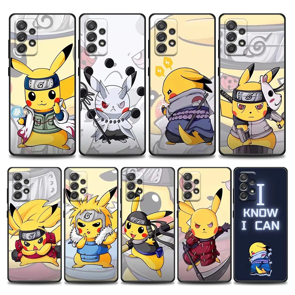 

Pikachu is Who-N-Naruto Phone Case for Samsung A01 A02 S A03s A11 A12 A21s A32 5G A41 A72 5G A52s 5G A91 S Soft Silicone
