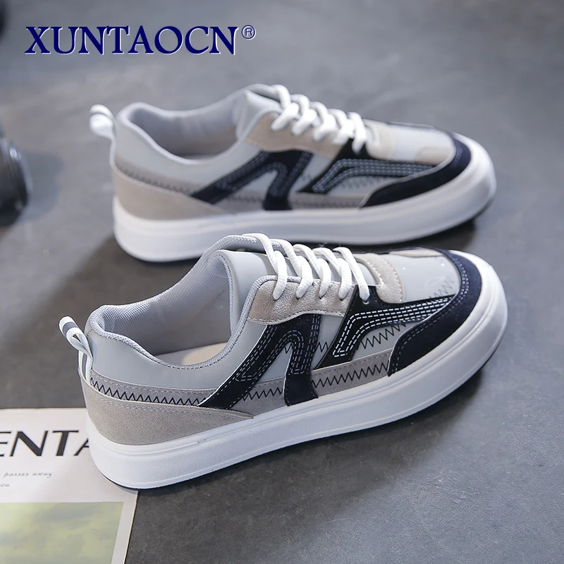 

2022 Flats Sneakers Women Shoes Natural Genuine Leather Flat Platform Shoes Lace Up Causal Footear Ladies Big Size 40