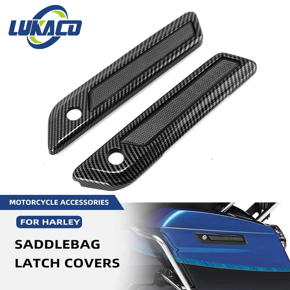 Saddlebag крышки с защелкой безопасный жесткий отражатель для мотоцикла Harley Touring Road