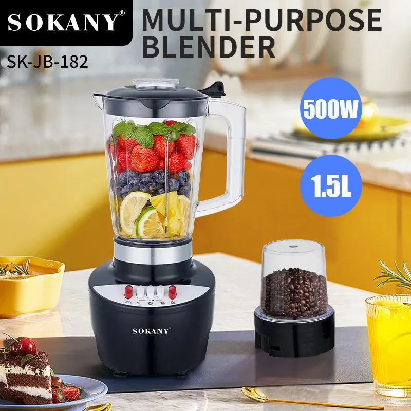 Professional Blender 500-Watt Motor for Shakes and Smoothies, Single Serve