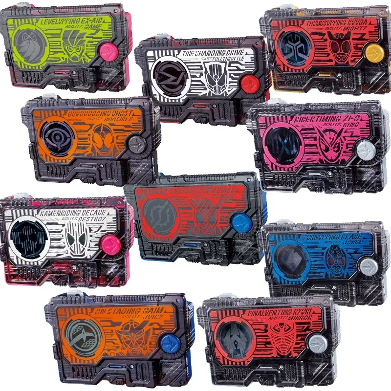 Фото Bandai оригинальная аниме-фигурка DX Kamen Rider Zero-One Progrisekey игрушки для мальчиков и девочек, детский рождественский подарок, коллекционная модель, украшения №2