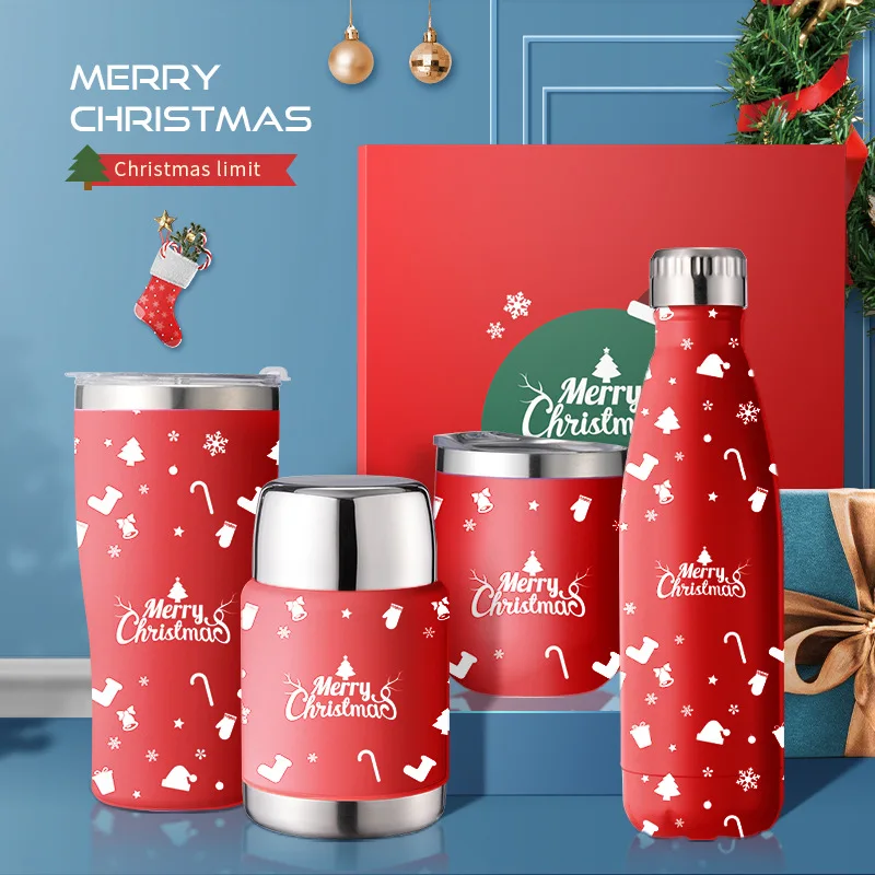 

304 Christmas flask water bottle coffee cup bottle flask coffee mug water bottle stainless steel thermos bottle hydroflask
