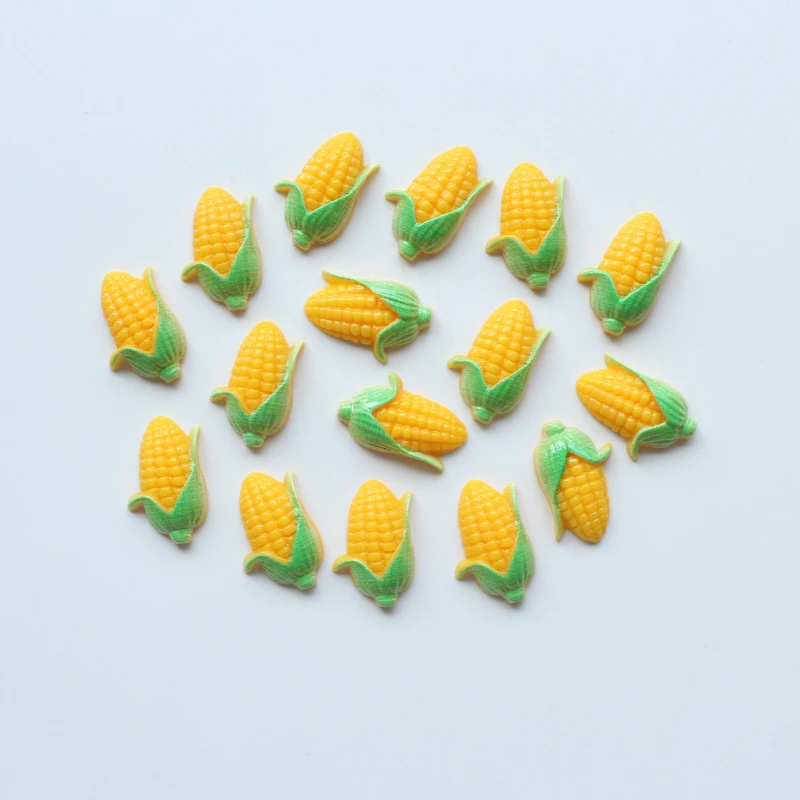 10 шт. имитация фруктов кукурузы милая искусственная зернистая смола фото