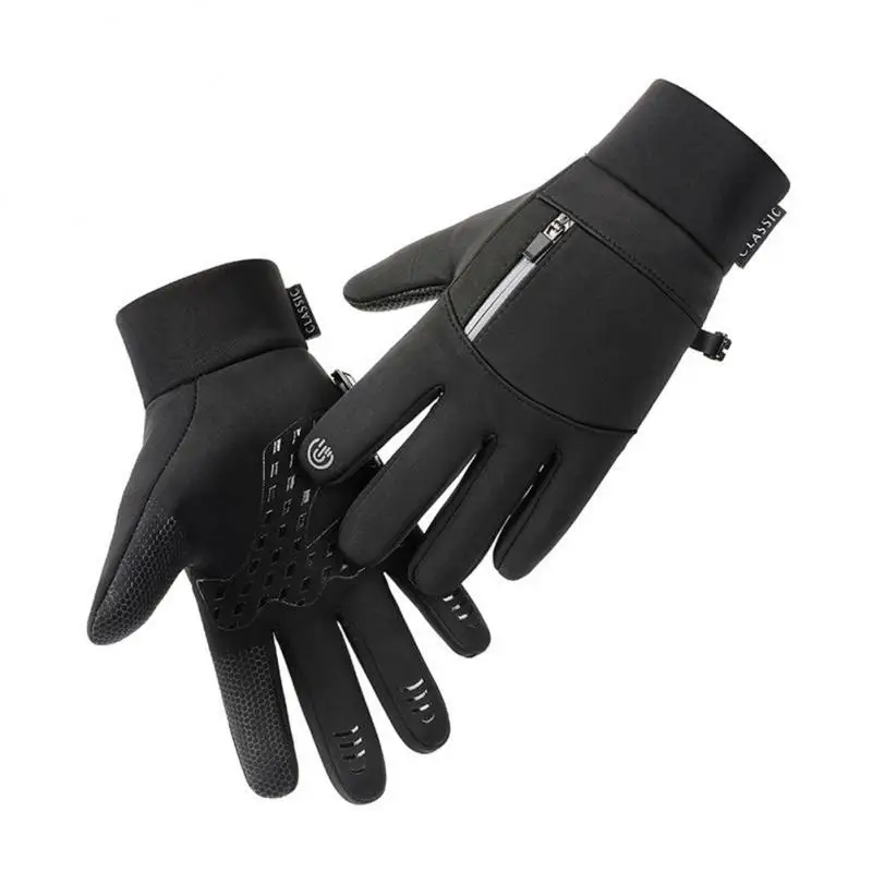 

Winter Cycling Gloves For Men Full Finger Waterproof Skiing Outdoor Sport Bicycle Gloves Touch Screen Bicycle Skiing Warm Mitten