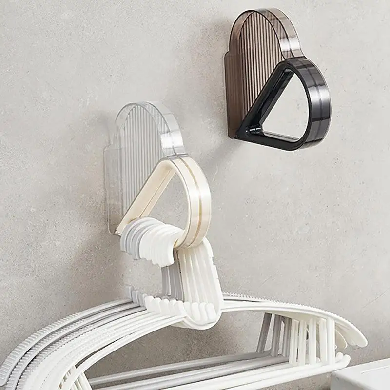 

Clothes Hanger Racks Heart Shaped Space Saving Hanger Storage Organizer Clothes Rack Organizer Holder Wall Mount For Bathroom