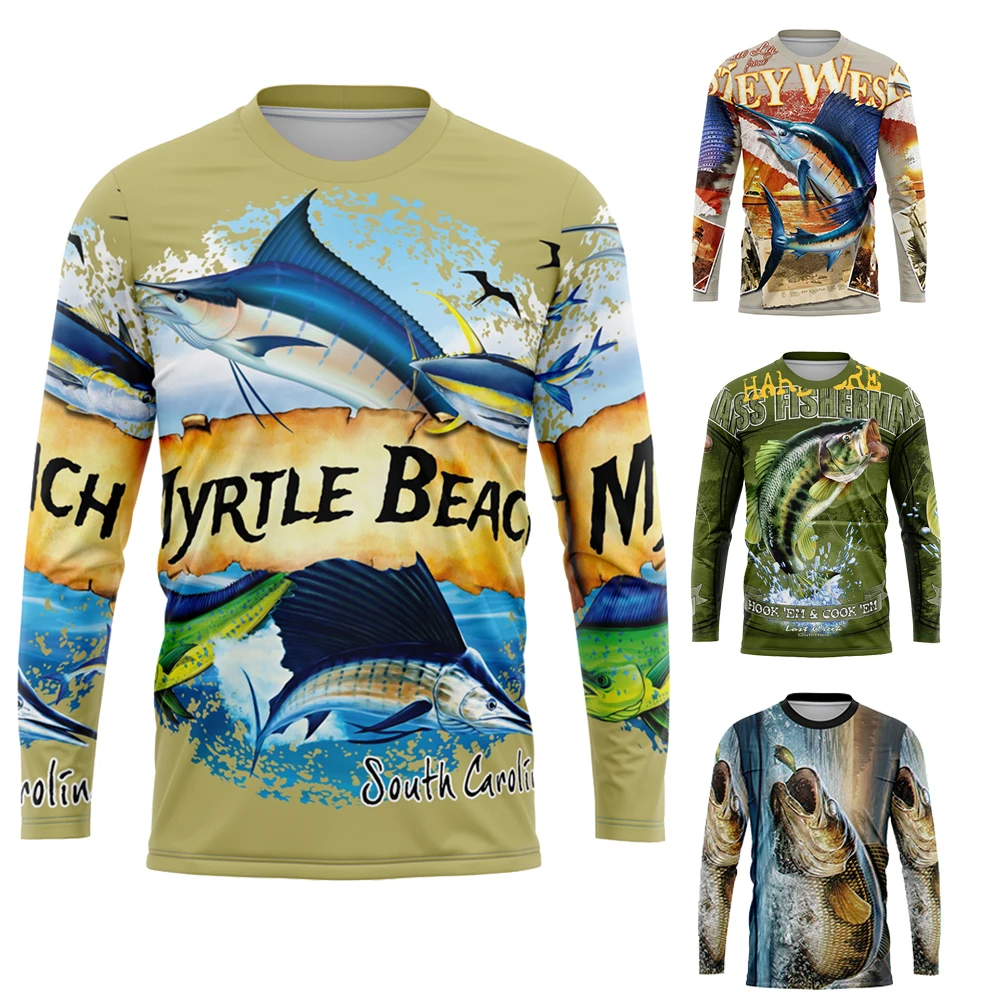 

LURE Jersey Fishing Jersey Long Sleeve Fishing Shirt Fishing Wear Anti-UV Protection and Breathable Milk Silk Fabric