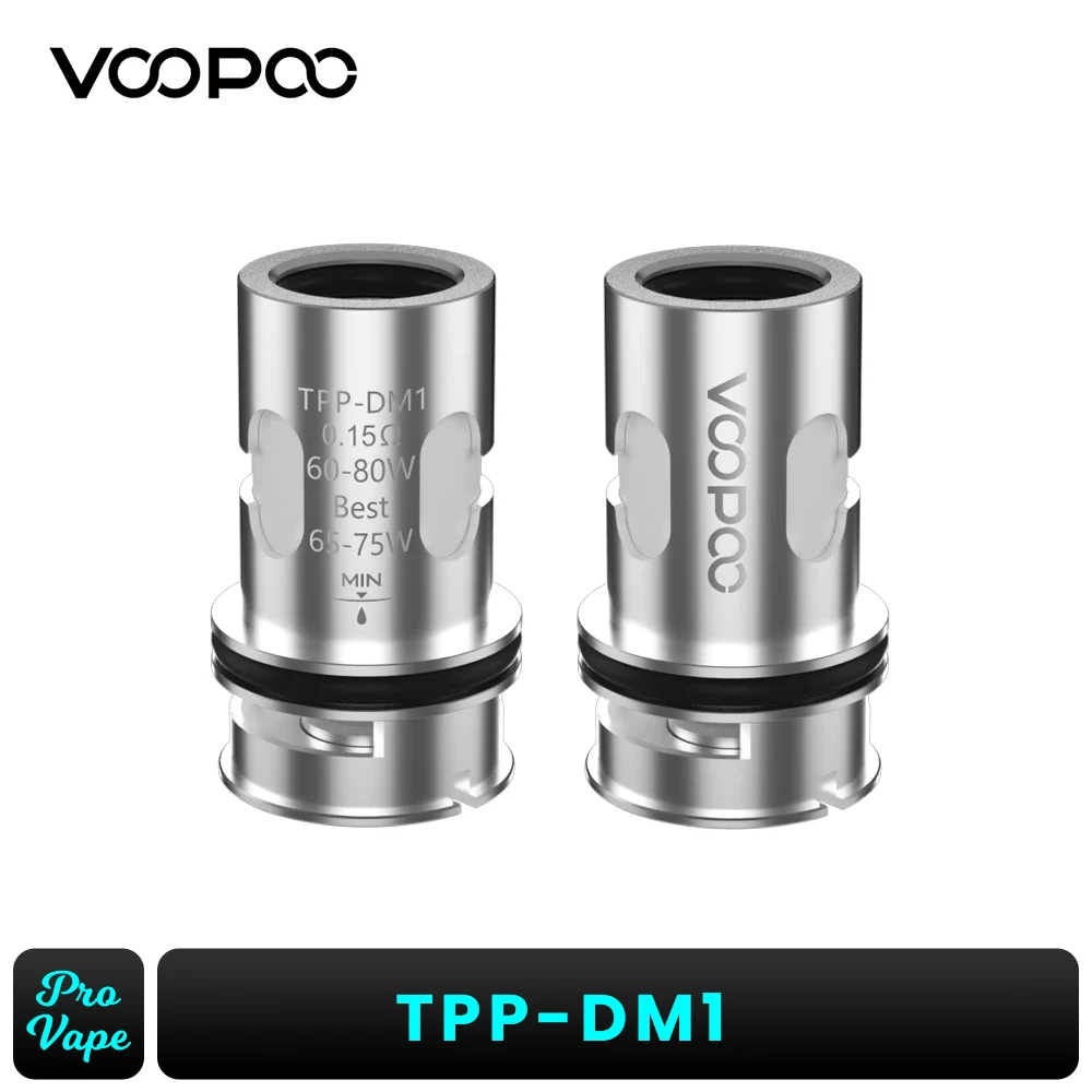 VOOPOO TPP DM1 Coil 0.15ohm 60-80W DL Coil Fit Drag 3 Drag X Plus Drag X S Pro Pod Mod Vape E-Cigarette Accessories