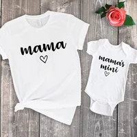 big sister little sister baby girl clothes mom and daughter matching clothes 2019 mommy and me shirts family summer tops love m