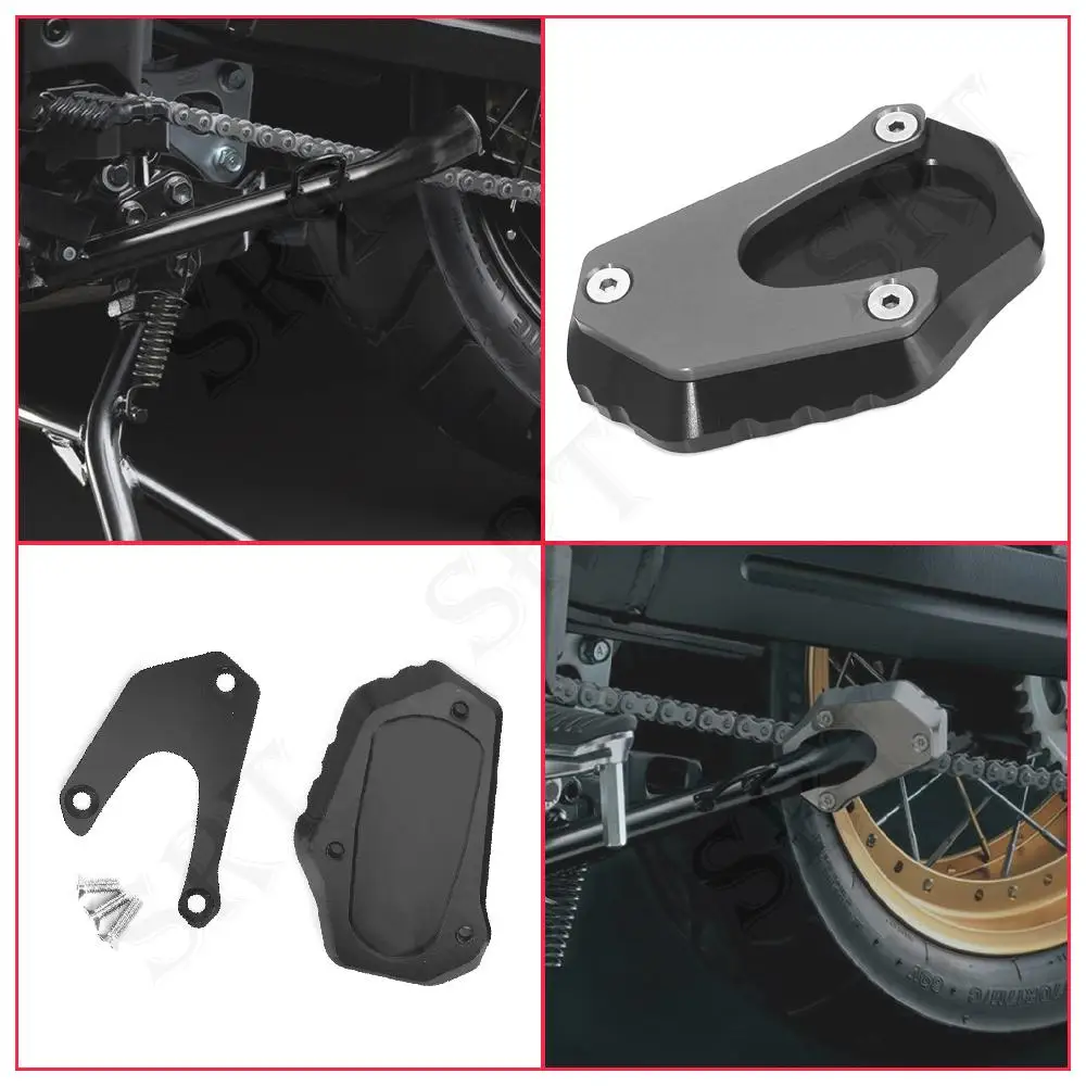 For Suzuki V-strom 1050 DL XT Motorcycle Accessories Side parking Kickstand Support Plate Extension Pad DL 1050XT 2019-2022