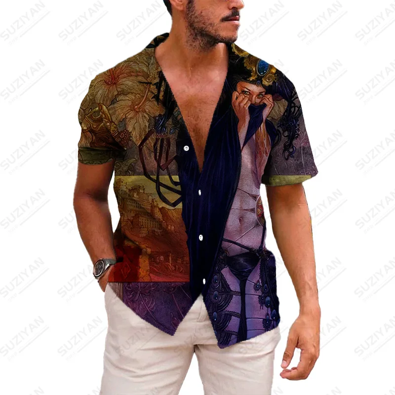 

Gentlemanlike Urban Style Summer Loose Shirts Fashion 1 Japanese Summer British Oversized Clothing Color Large Size Sale