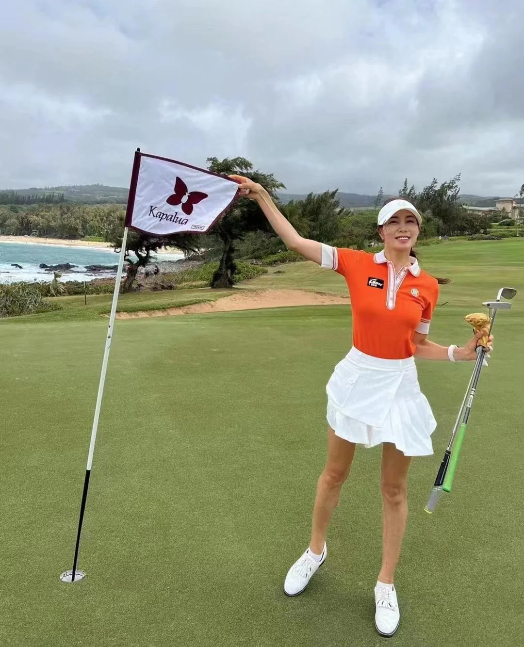 2022 Golf sports spice pleated skirt women spring and summer new high-waist skirt texture slimming suit material skirt outdoor