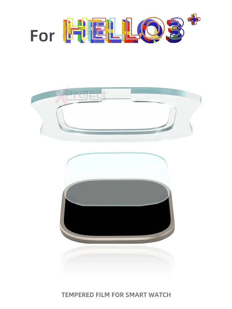 Защита экрана для умных часов Hello Watch 3 Plus закаленное стекло жесткая защитная