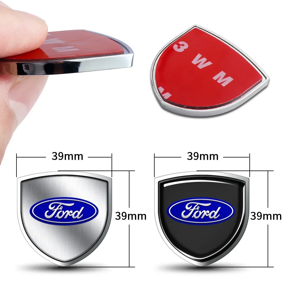 Фото 3D металлическая эмблема-наклейка для автомобиля, аксессуар для Ford Focus, Mondeo, Escort, Fiesta, Edge, Mustang, Kuga, Explorer, MK2, MK7, Premium №5
